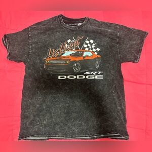 Fashion Nova Black Dodge Graphic Tee